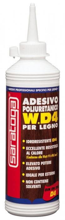 Adesivo Poliuretanico W.D4 - 250gr - Saratoga Ferramenta Sarti S.r.l.