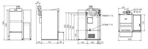 Caldaia Duplex Policombustibile Moretti Design Ferramenta Sarti S.r.l.