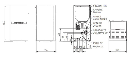 Caldaia Tecnika Glass Moretti Design Ferramenta Sarti S.r.l.