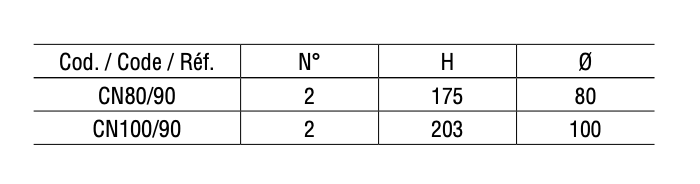 Curva 90° Ø80 e Ø100 - Fumisteria Pellet e Legna Multiclima