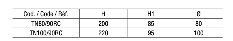 T 90° Maschio / Femmina Ø80 e Ø100 con Tappo Raccogli Cenere - Fumisteria Pellet e Legna Multiclima