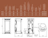 TERMOSTUFA A PELLET CLESSIDRA ARIA MORETTI DESIGN Ferramenta Sarti S.r.l.