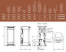 TERMOSTUFA A PELLET CLESSIDRA HYBRID MORETTI DESIGN Ferramenta Sarti S.r.l.