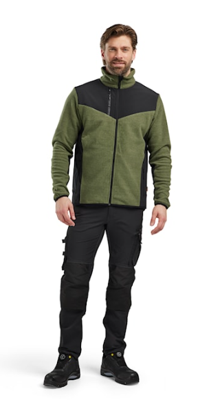 Giacca In Maglia Con Softshell Blaklader